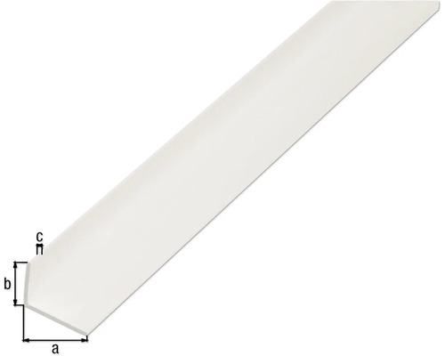 Profil unghiular din plastic cu dimensiuni