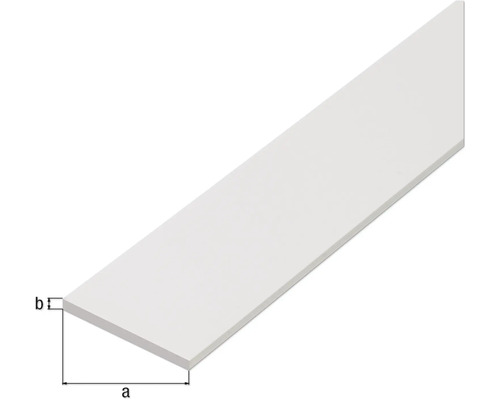 Șipcă plată din plastic cu dimensiuni