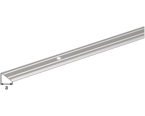 Profil margine treaptă din aluminiu cu orificiu