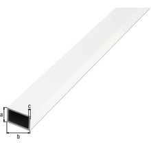 Profil tub dreptunghiular din aluminiu cu dimensiuni