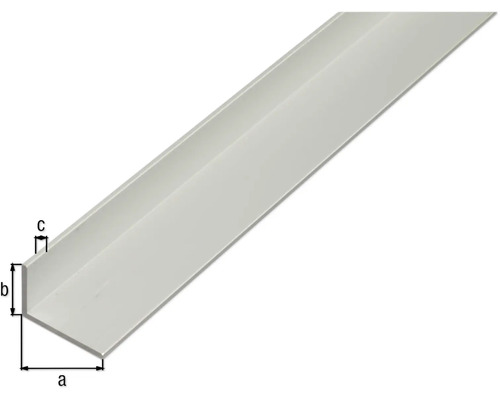 Profil unghiular din plastic cu dimensiuni