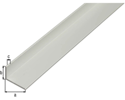 Cornier metalic cu indicatii de dimensiuni