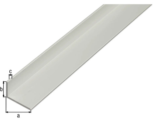 Profil unghiular cu dimensiunile a, b, c