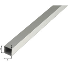 Țeavă aluminiu pătrată Alberts 20x20x1,5 mm, lungime 2,6m, eloxată-thumb-1 Țeavă aluminiu pătrată Alberts 20x20x1,5 mm, lungime 2,6m, eloxată-thumb-1
