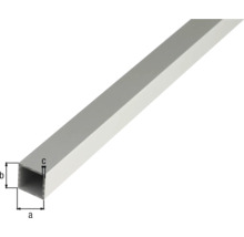 Detaliu tub pătrat din aluminiu