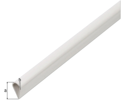Profil unghiular din plastic cu dimensiuni