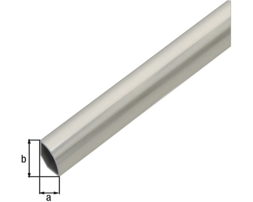 Tub metalic cu secțiune hexagonală și indicații de dimensiuni