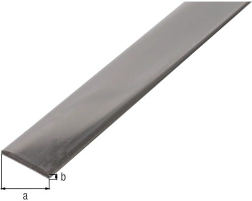 Oțel plat cu dimensiunile a și b