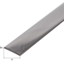 Oțel plat cu dimensiunile a și b.
