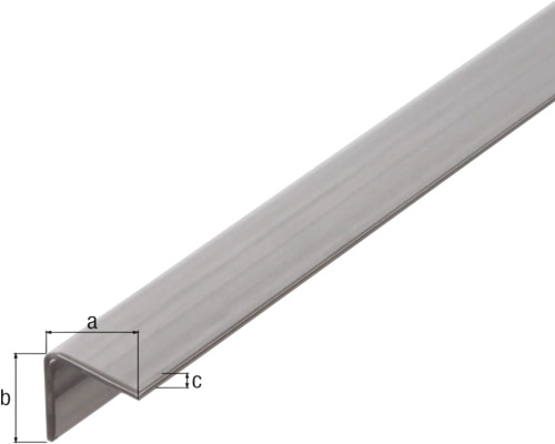 Profil unghiular din metal cu dimensiuni