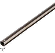 Țeavă metalică cu indicațiile a și b pentru a indica dimensiunile