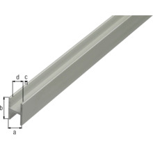 Profil din aluminiu cu dimensiuni