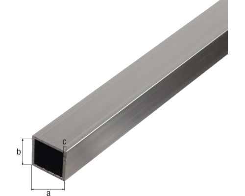 Țeavă pătrată din aluminiu cu dimensiuni