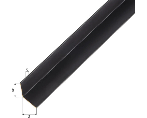 Profil unghiular cu dimensiunile a, b și c