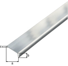 Profil de protecție a marginilor din aluminiu cu dimensiuni