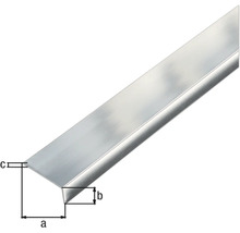 Profil unghiular din aluminiu cu dimensiuni