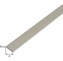 Profil plat din metal cu dimensiuni indicate