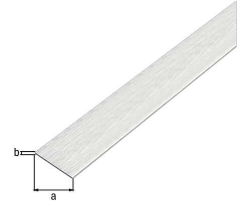 Profil unghiular din aluminiu cu specificații dimensionale