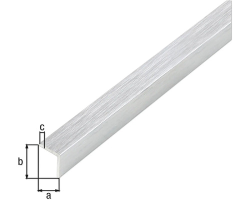 Profil U din aluminiu cu indicații de dimensiune