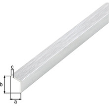 Profil U din aluminiu cu dimensiuni