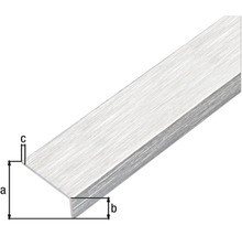 Profil unghiular din aluminiu cu dimensiuni