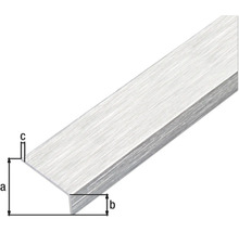 Profil unghiular din aluminiu cu dimensiuni
