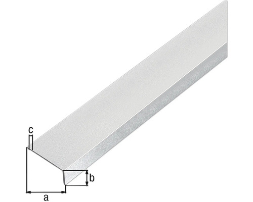 Profil de margine de acoperiș din aluminiu cu specificații dimensionale
