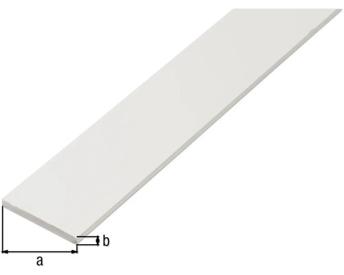 Bandă de plastic cu denumirile a și b