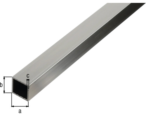 Țeavă pătrată din aluminiu cu dimensiuni