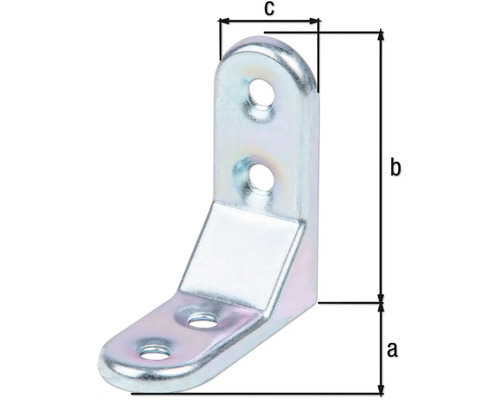 Conector unghiular cu dimensiuni