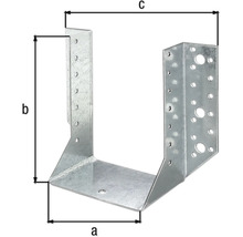 Papuc tip A grindă lemn Alberts 120x160x2 mm, oțel zincat Sendzimir-thumb-1 Papuc tip A grindă lemn Alberts 120x160x2 mm, oțel zincat Sendzimir-thumb-1