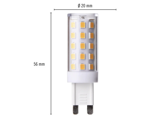 Bec LED G4, 56 mm înălțime și 20 mm diametru