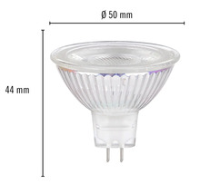 Bec LED spot variabil Flair GU5.3 5W 340 lumeni 12V, lumină neutră