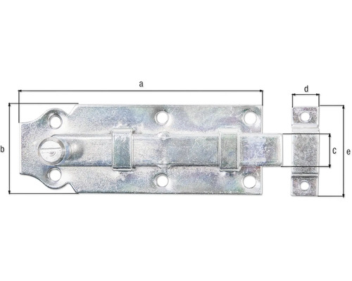 Imagine a unui zăvor cu dimensiuni