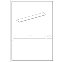 Desen tehnic al unui raft cu dimensiuni