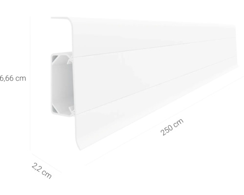 Plintă, lungime 250 cm