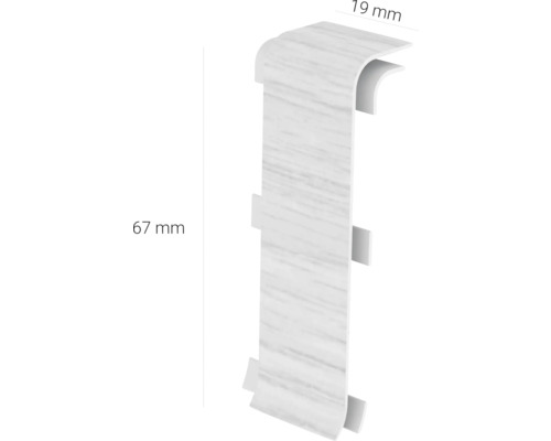 Plintă, 67 mm înălțime și 19 mm lățime