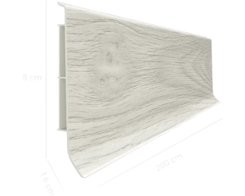 Plintă din plastic, lungime 260 cm