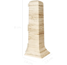 Element decorativ de capăt din lemn, înălțime 8 cm