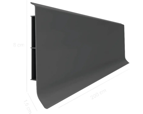 Plintă, lungime 200 cm și înălțime 8,8 cm