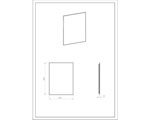 Desen tehnic al unui sistem de perete de duș cu dimensiuni
