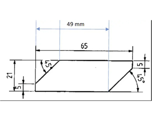 Desen tehnic cu dimensiuni