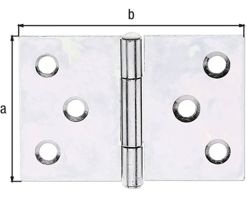 Balama metalică cu indicații de dimensiune
